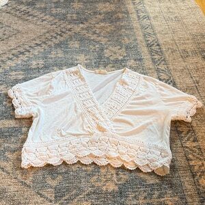 Lucky Brand Cream Tee